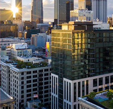 Dual 24-Story Apartment Towers Debut at 8th & Spring